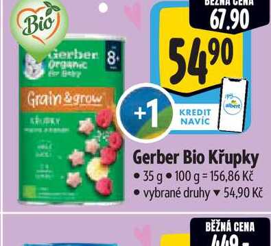 Gerber Bio Křupky 35 g
