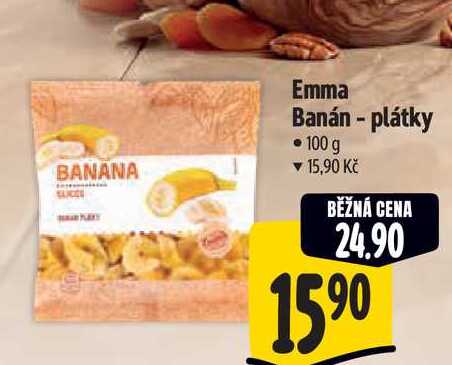   Emma Banán - plátky  100 g 