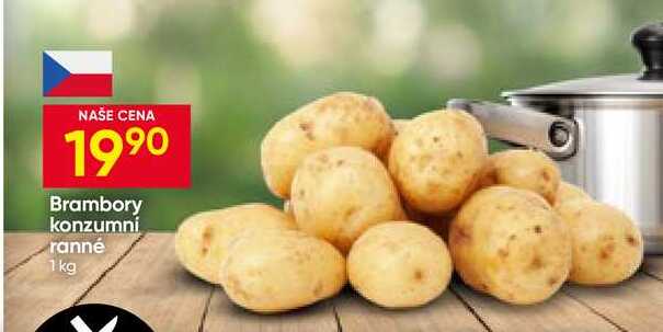 Brambory konzumni ranné 1 kg