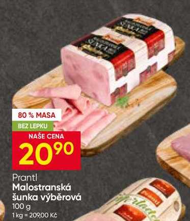 Prantl Malostranská šunka výběrová 100 g