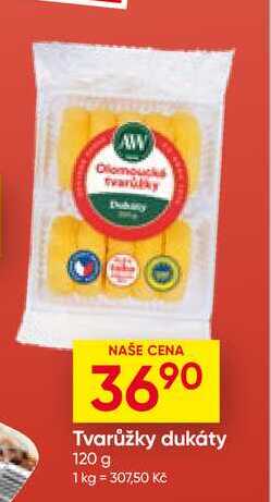 A.W. Olomoucké tvarůžky dukáty 120g