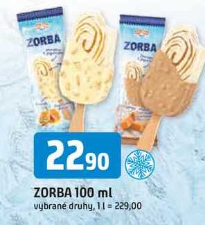 ZORBA 100 ml vybrané druhy