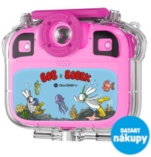 Digitální fotoaparát GoGEN BОВ A BOBEK AQUA FOTO růžový