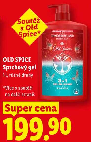 OLD SPICE Sprchový gel, 1 l