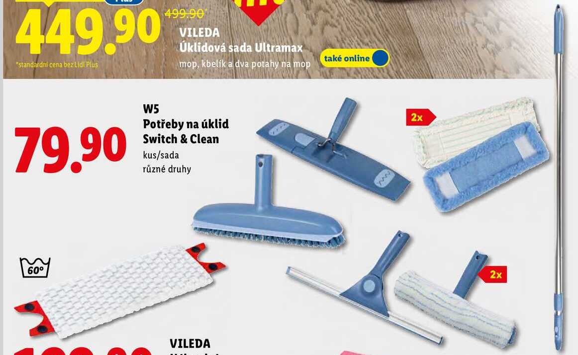 W5 Potřeby na úklid Switch & Clean