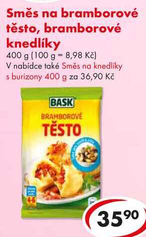 Směs na bramborové těsto, bramborové knedlíky, 400 g 