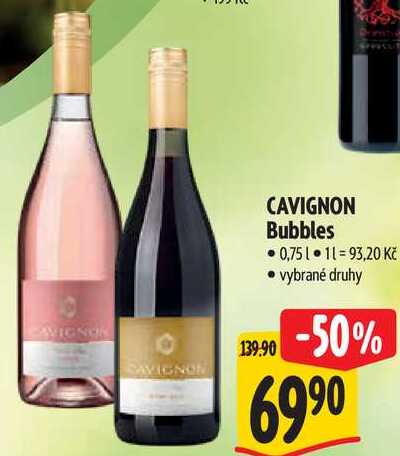 CAVIGNON Bubbles, 0,75 l