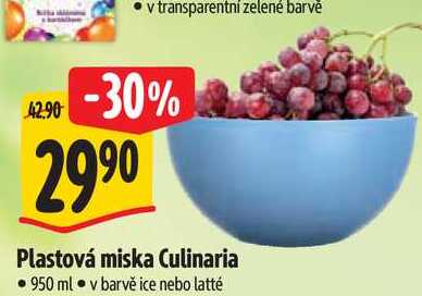 Plastová miska Culinaria 