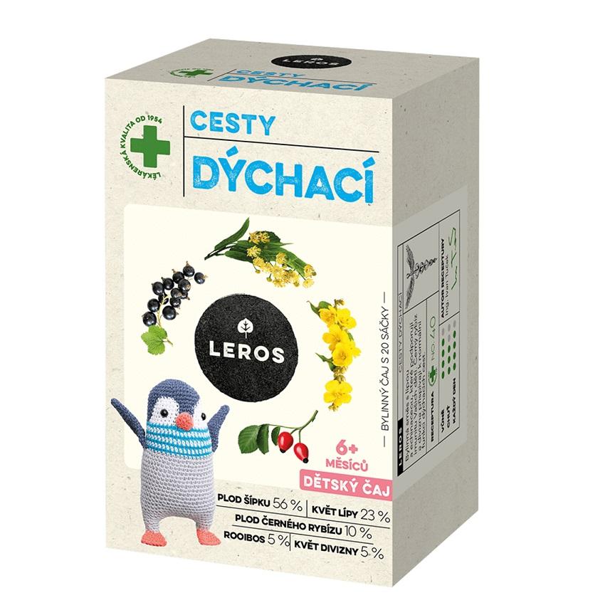Leros Dětský čaj na dýchací cesty 6m 20x2g