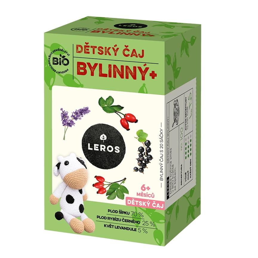 Leros Dětský čaj bylinný + 6m Bio 20x2g