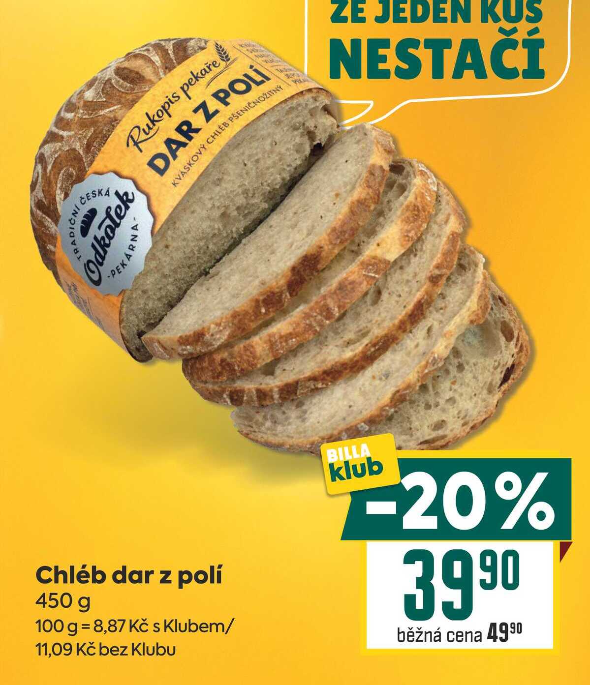 Chléb dar z polí 450 g