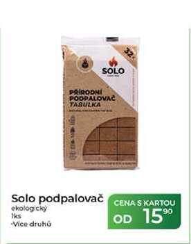 Solo podpalovač ekologický 1ks