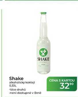 Shake alkoholický koktejl 0,331
