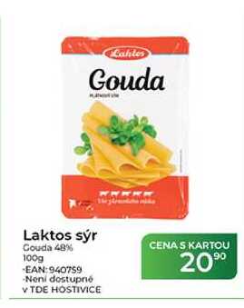 Laktos sýr Gouda 48% 100g