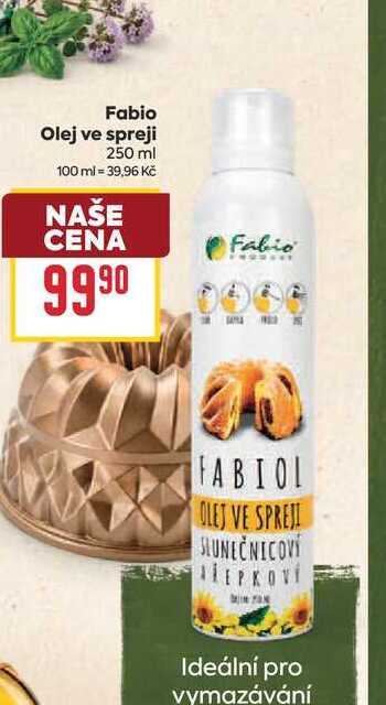 Fabio Olej ve spreji 250 ml