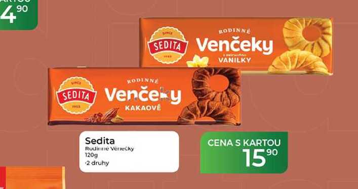 Sedita Rudinné Verečky 120g