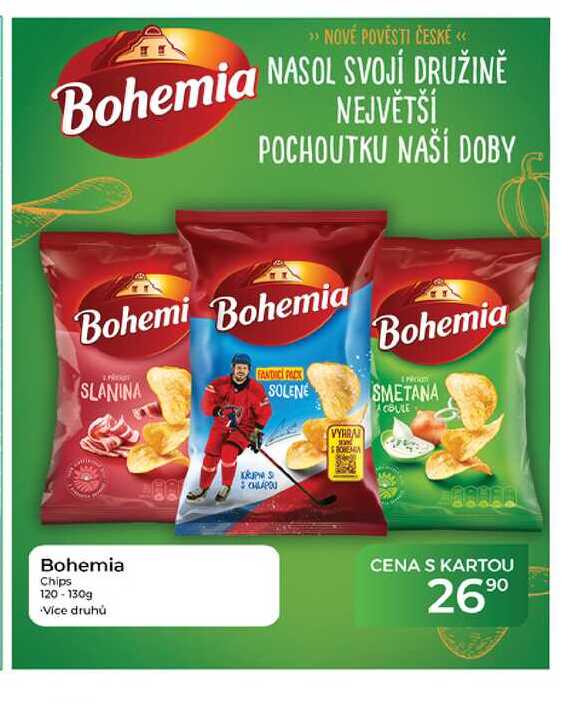 Bohemia Chips 120-130g