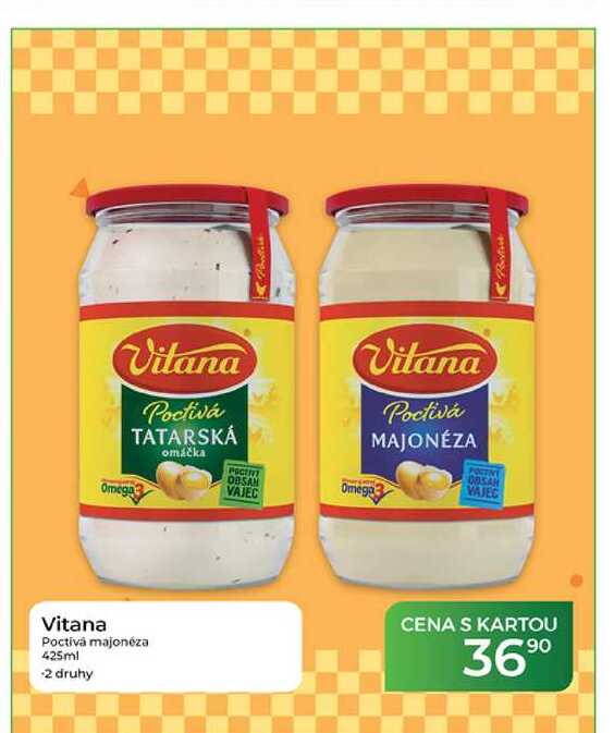Vitana Poctivá majonéza 425ml