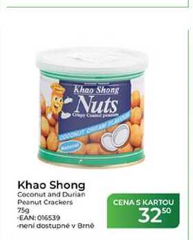 Khao Shong Coconut and Durian Peanut Crackers 75 g