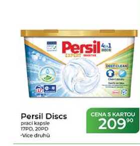 Persil Discs praci kapsle 17PD. 20PD 