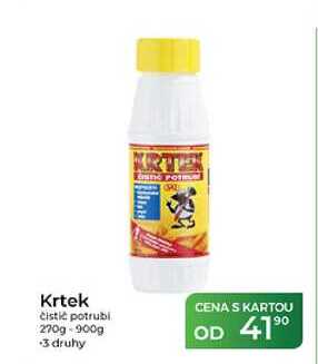 Krtek čistič potrubí 270g-900g