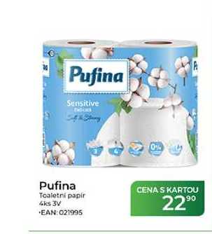 Pufina Toaletni papir 4ks 3V