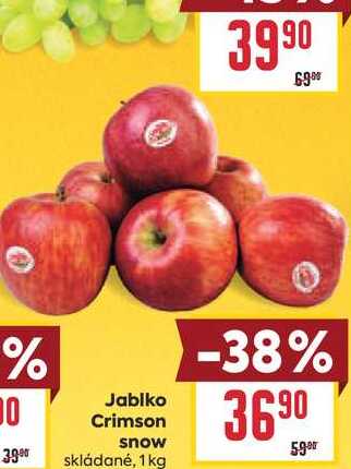 Jablko Crimson snow skládané, 1 kg