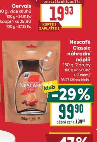 Nescafé Classic náhradní náplň 150 g