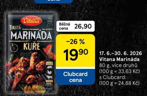 Vitana Marináda, 80 g, více druhů 