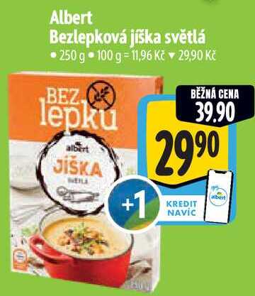 Albert Bezlepková jíška světlá, 250 g