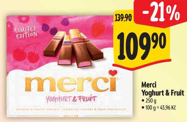 Merci Yoghurt & Fruit, 250 g