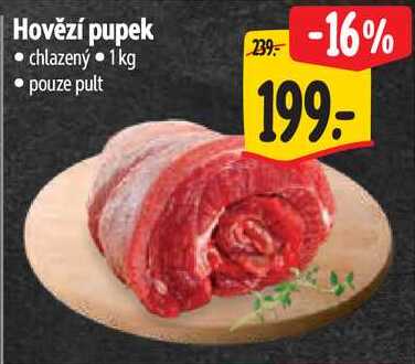 Hovězí pupek, 1 kg