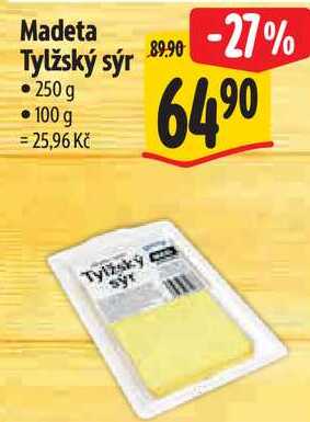 Madeta Tylžský sýr, 250 g