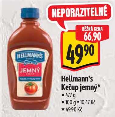 Hellmann's Kečup jemný, 477 g 