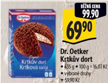 Dr. Oetkerm Krtkův dort, 435 g
