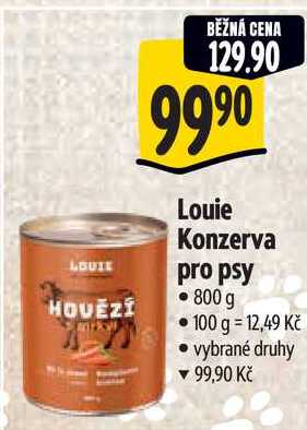 Louie Konzerva pro psy, 800 g