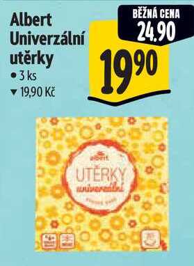 Albert Univerzální utěrky, 3 ks