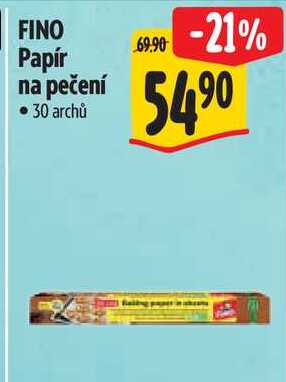 FINO Papír na pečení, 30 archů