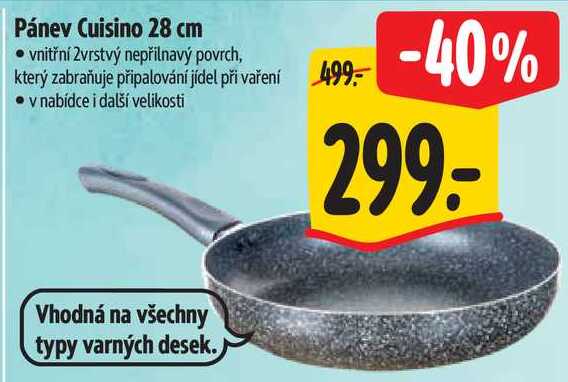 Pánev Cuisino 28 cm 