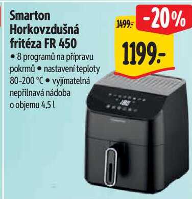 Smarton Horkovzdušná fritéza FR 450 
