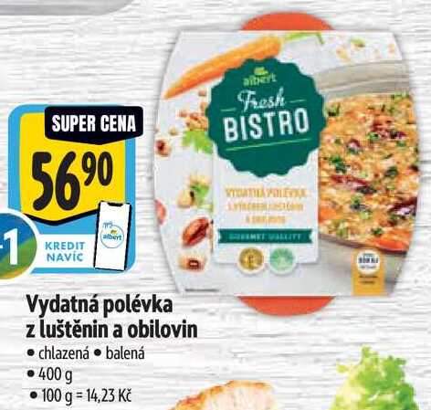 Vydatná polévka z luštěnin a obilovin, 400 g