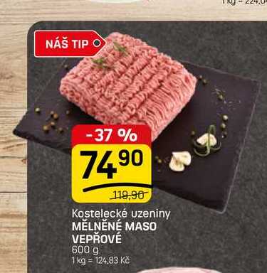 MĚLNĚNÉ MASO VEPŘOVÉ 600 g